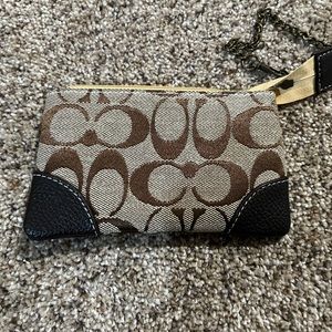 Authentic Coach Zippered Wallet
